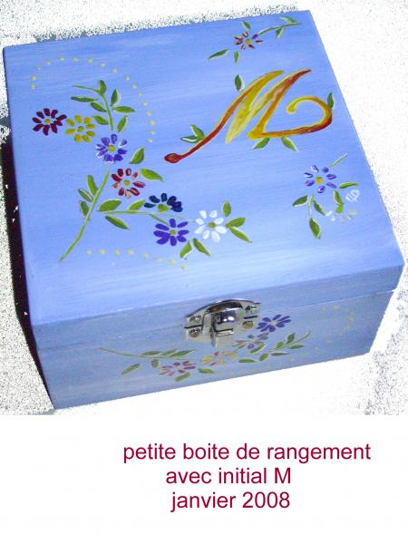 petite boite fleurie