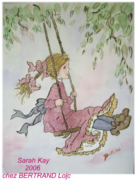 sarah lay balançoire