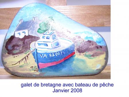 galet bateau de pêche