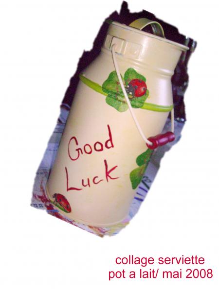 pot à lait (serviette)