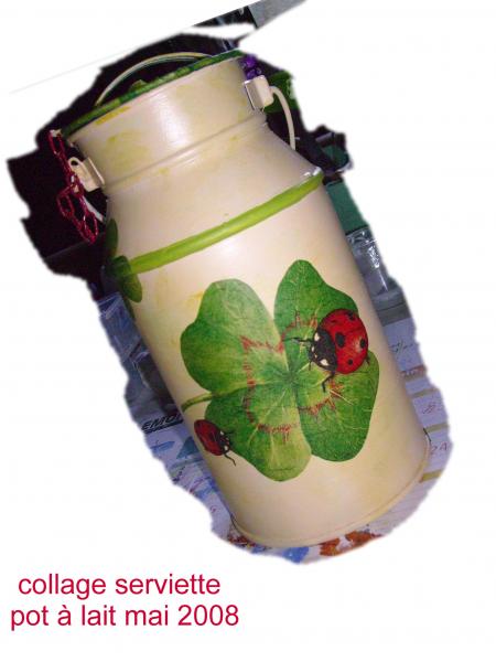 pot à lait (serviette)